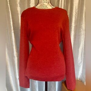 Carole Little Italian Merino Crew Neck Sweater